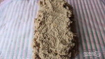 рулет из печени в клюквенном муссе