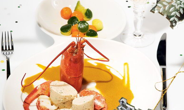 Рецепт рыбный мусс с мясом и соусом из лобстера