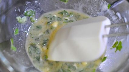 рыбные рулетики с грибным муссом