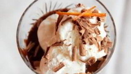 шоколадно-апельсиновый мусс