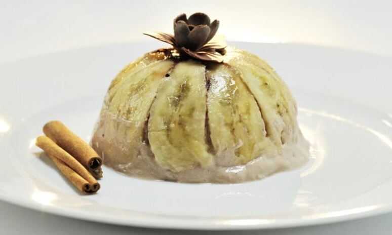 Рецепт шоколадно-банановый мусс лайт