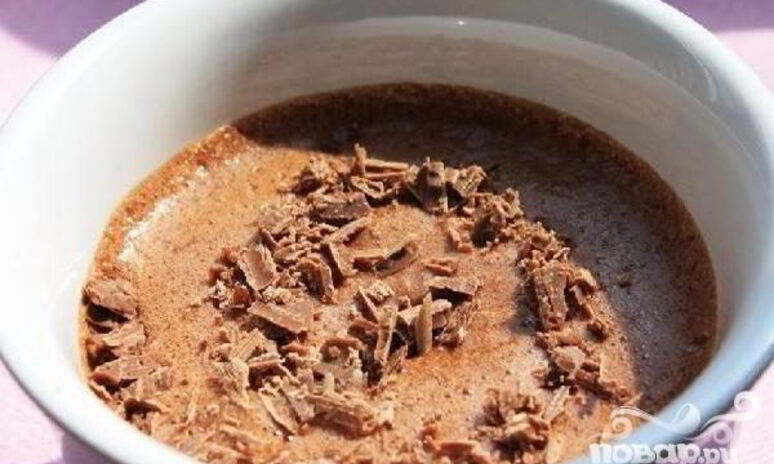 Рецепт шоколадный мусс с коньяком