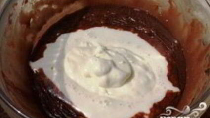 шоколадный мусс с коньяком