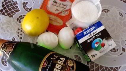 торт-мусс клубника с шампанским