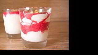 Творожно-ягодный мусс