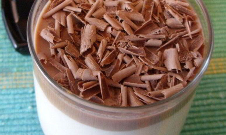 Рецепт творожный мусс с ореховой нугой и шоколадным марципаном