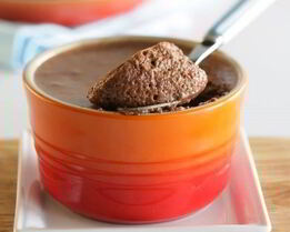 Воздушный мусс с апельсином и горьким шоколадом