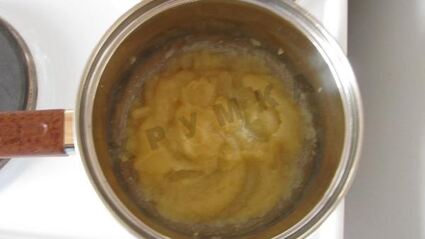 яблочный мусс на манной крупе