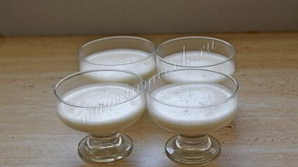 панна котта с клубникой