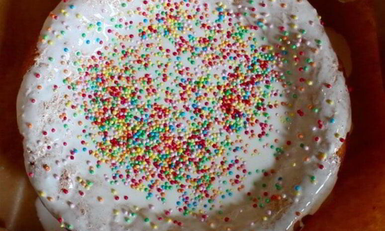 Рецепт бездрожжевой кулич на кефире