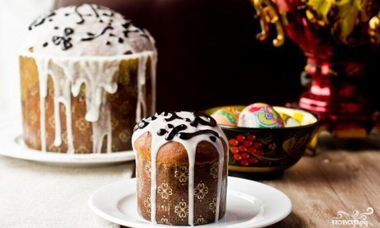Рецепт глазурь для кулича без яичного белка