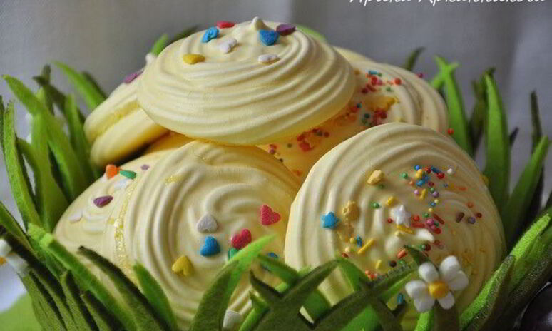 Рецепт лимонное пасхальное безе