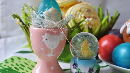 лимонное пасхальное безе