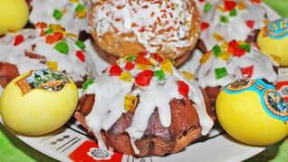 Молочная глазурь на кулич