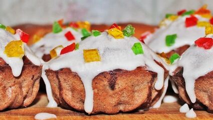 молочная глазурь на кулич