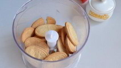 пасха из печенья и творога