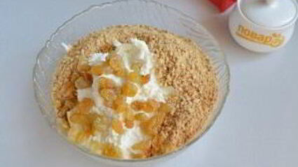 пасха из печенья и творога