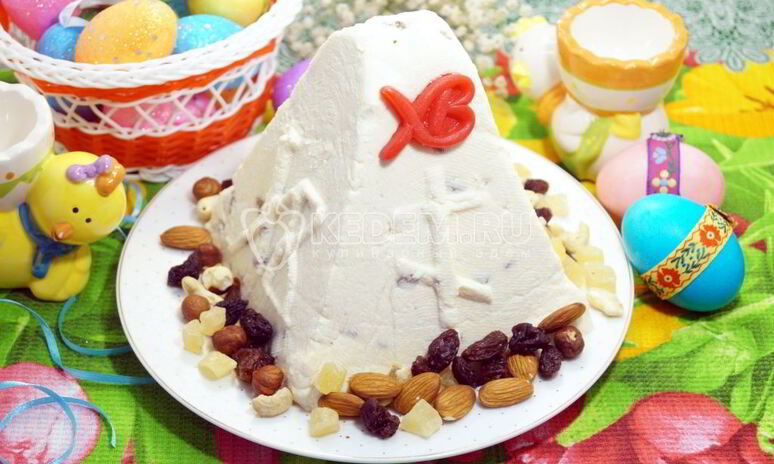 Рецепт пасха с изюмом