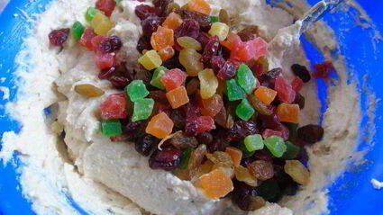 пасха с вяленой клюквой и цукатами