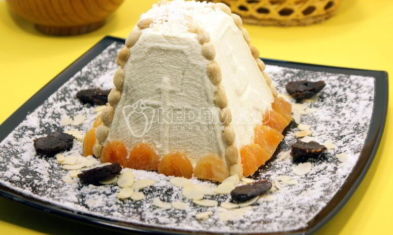 Рецепт пасха творожная с кокосовой стружкой