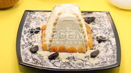 пасха творожная с кокосовой стружкой