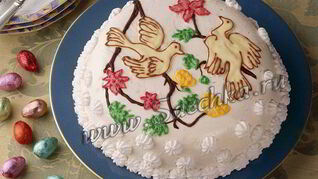 Пасха заварная творожная