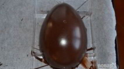 пасхальное шоколадное яйцо