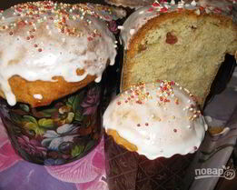 Пасхальный кулич простой
