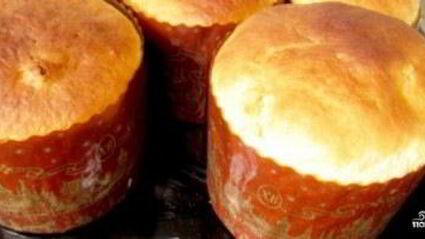 пасхальный кулич с цукатами