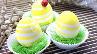 Пасхальные яйца Полосатики