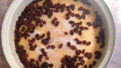 румяный кулич пасхальный