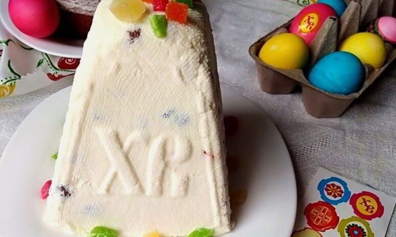 Рецепт творожная пасха с цукатами без яиц