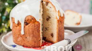 Творожный кулич