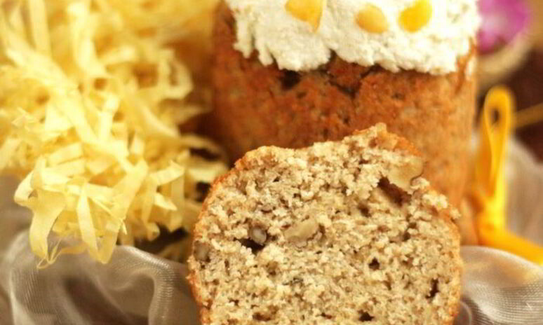 Рецепт творожный овсяный кулич