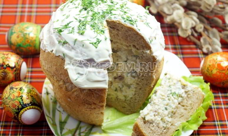 Рецепт закусочный кулич