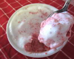 Сметанное желе с кислинкой