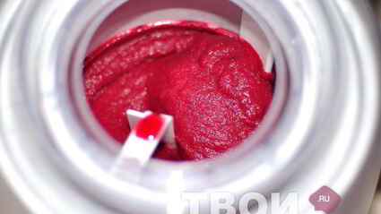 сорбет из черной смородины и красного вина