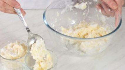 дважды запеченное суфле с козьим сыром