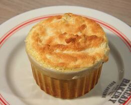 Кокосовое суфле с ананасом