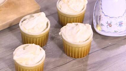 кокосовое суфле с ананасом