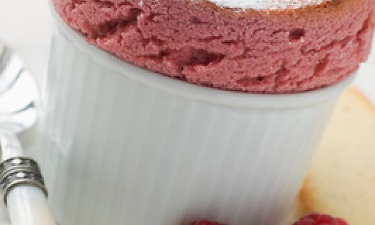 Рецепт малиновое суфле