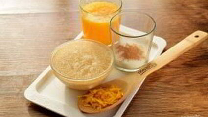 пряное тыквенное суфле с отрубями