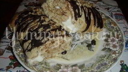 рулет с нежным — суфле кремом