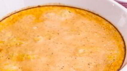 рыба в нежном суфле