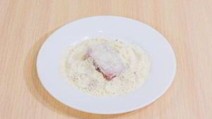 рыба в сырном суфле