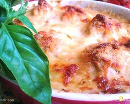 Суфле из кабачков с куриными фрикадельками