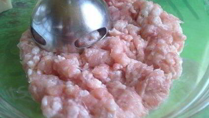 суфле из кабачков с куриными фрикадельками