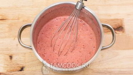 суфле из клубники с желатином