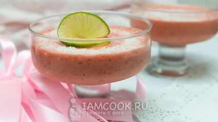 суфле из клубники с желатином