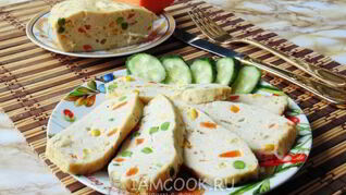 Суфле из курицы с овощами